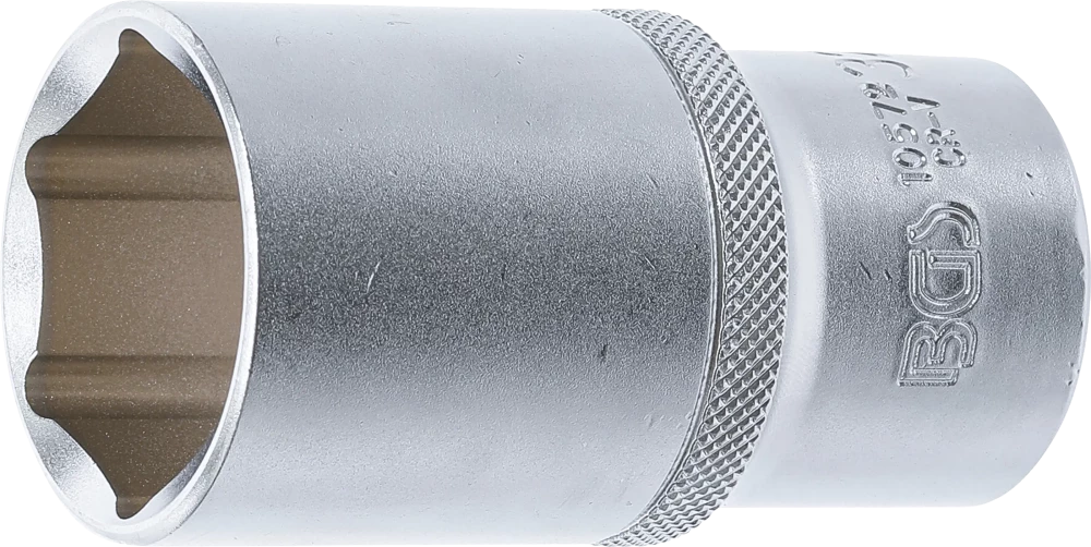 Steckschlüssel-Einsatz Sechskant, tief, Antrieb Innenvierkant 12,5 mm (1/2"), SW 32 mm