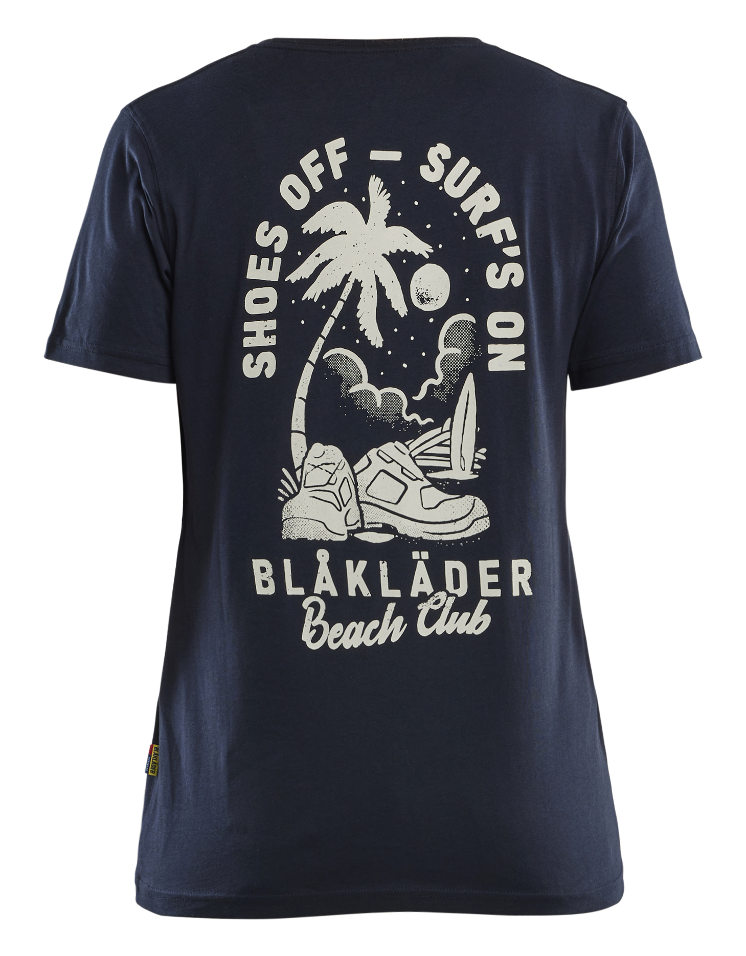Damen T-Shirt Blåkläder Beach Club
