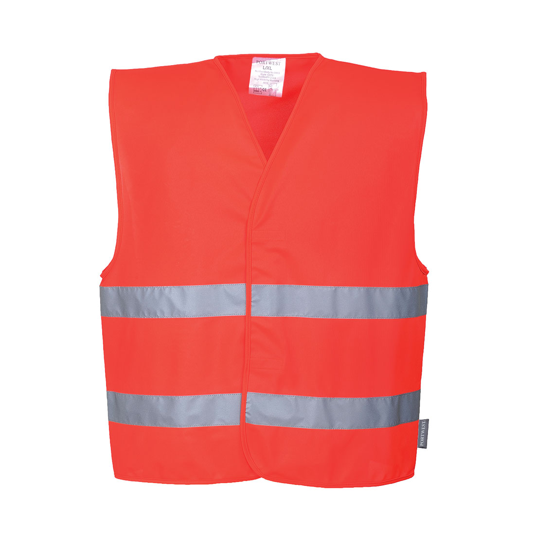 Hi-Vis Weste mit zwei Reflexstreifen