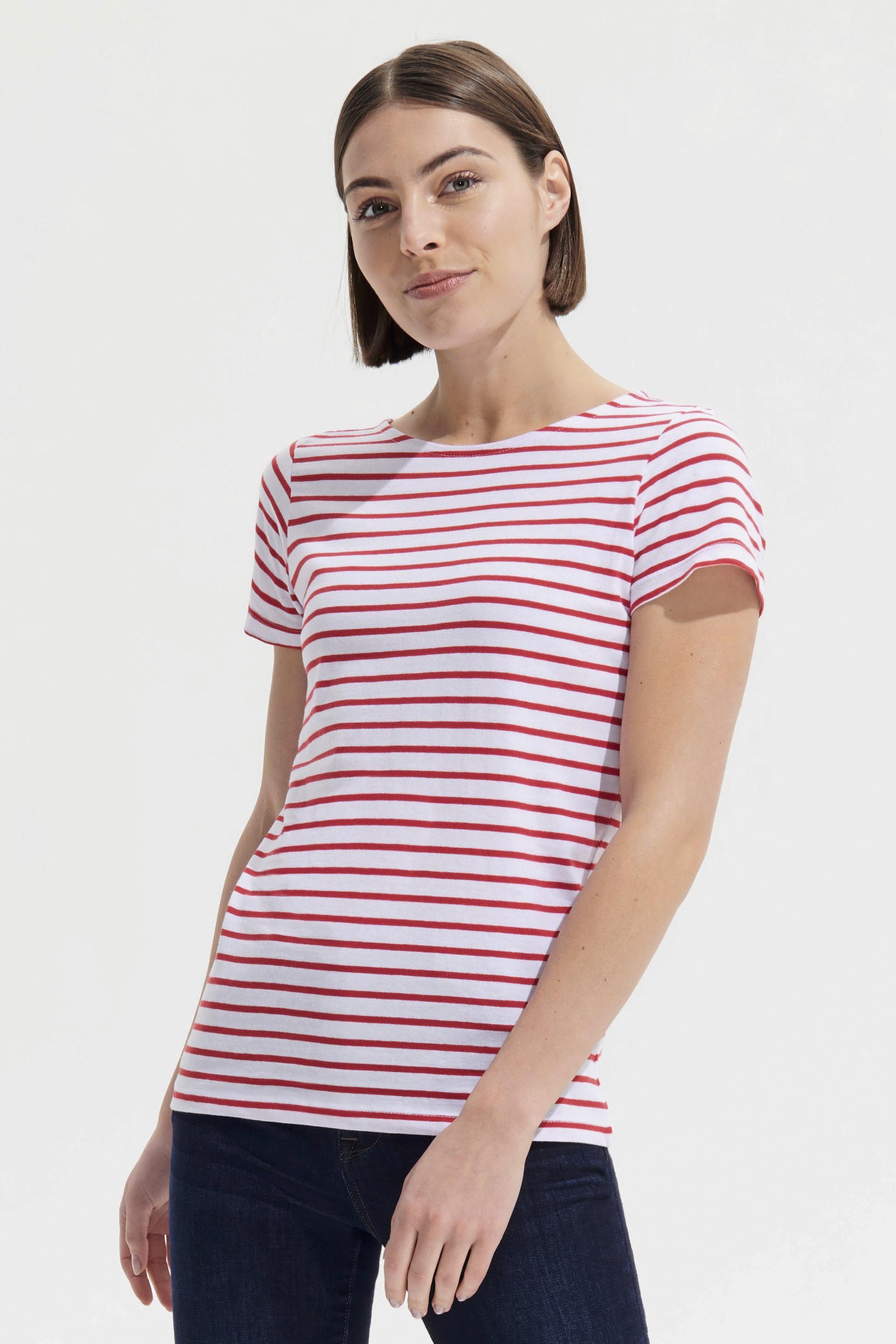 Women´s Round Neck Striped T-Shirt Miles