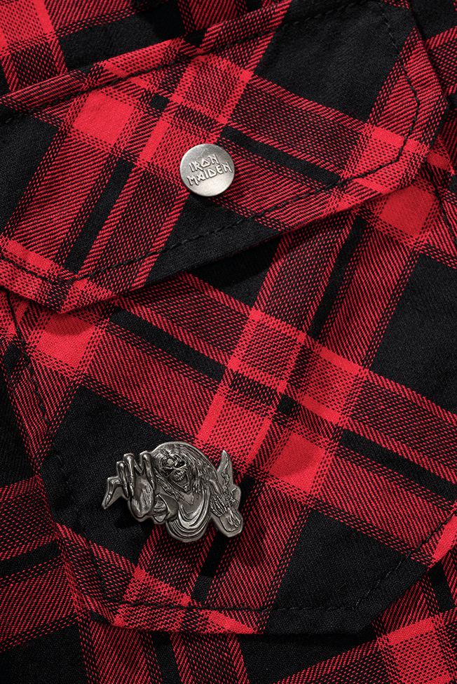 Iron Maiden Checkshirt Sweathood Eddy