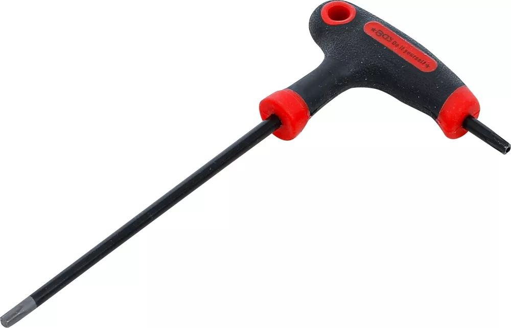Schraubendreher mit T-Griff und seitlicher Klinge, T-Profil (für Torx) mit/ohne Bohrung T20