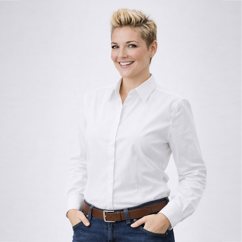 Damen Bluse langarm