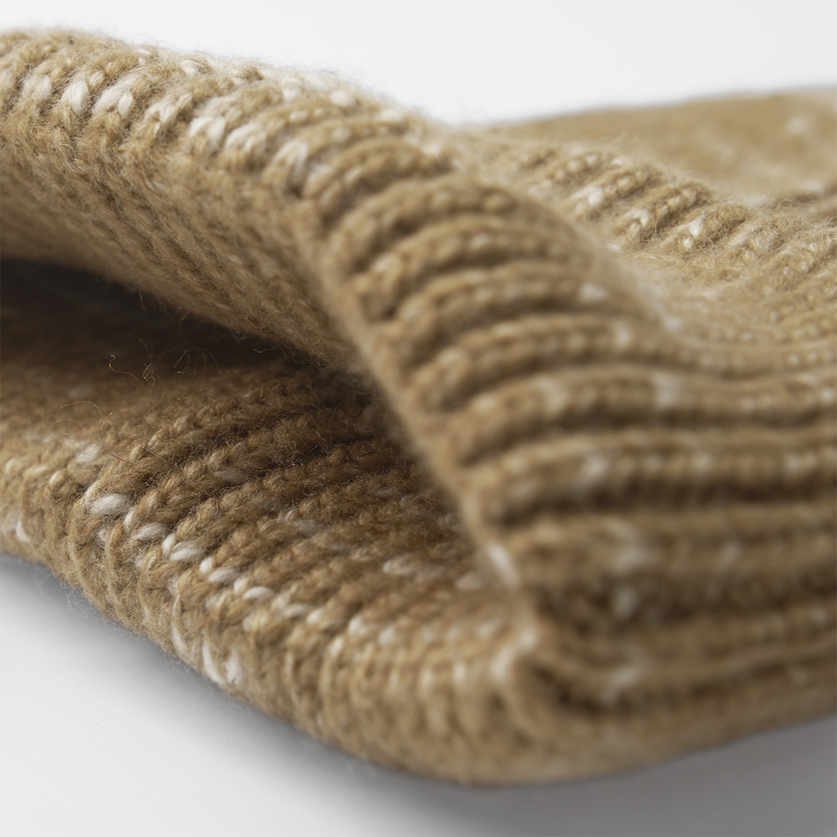 Chunky Knitted Patch Beanie