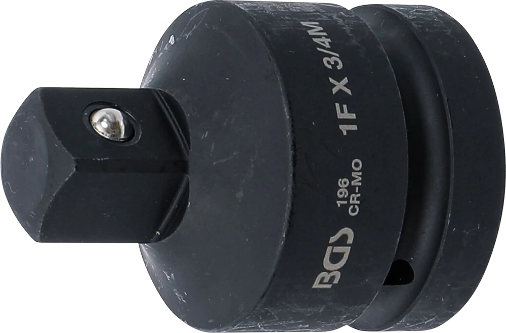 Kraft-Steckschlüssel-Adapter, Innenvierkant 25 mm (1") - Außenvierkant 20 mm (3/4")