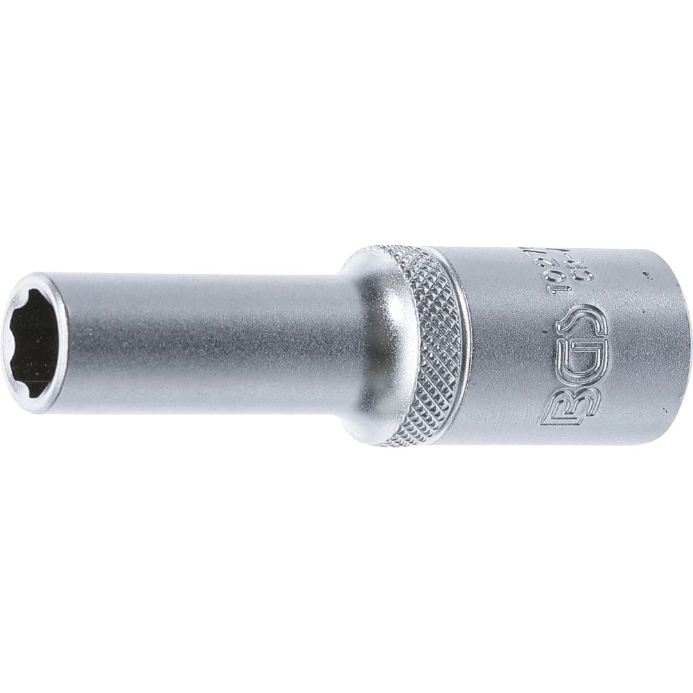 Steckschlüssel-Einsatz Super Lock, tief, Antrieb Innenvierkant 12,5 mm (1/2"), SW 10 mm