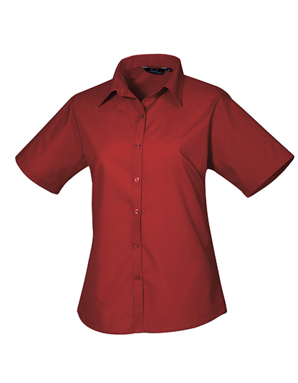 Bluse – Women´s Poplin Short Sleeve Blouse
