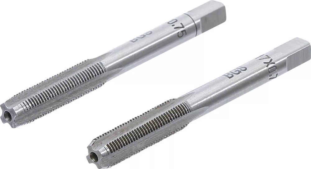 Gewindebohrer, Vor- und Fertigschneider, M7 x 0.75, 2-tlg.
