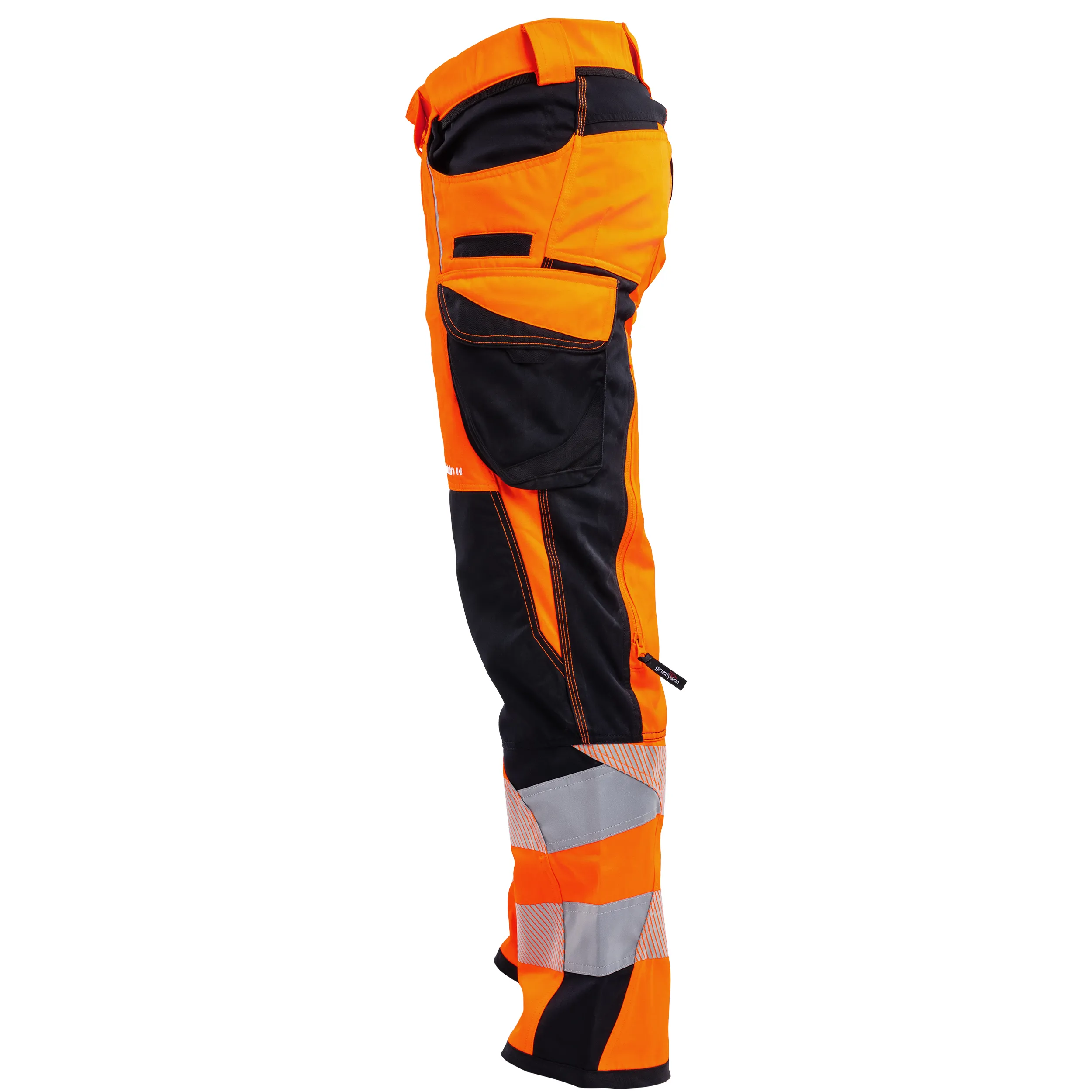 Arbeitshose "Grizzlyskin Warnschutz" aus Lyocell & Cordura