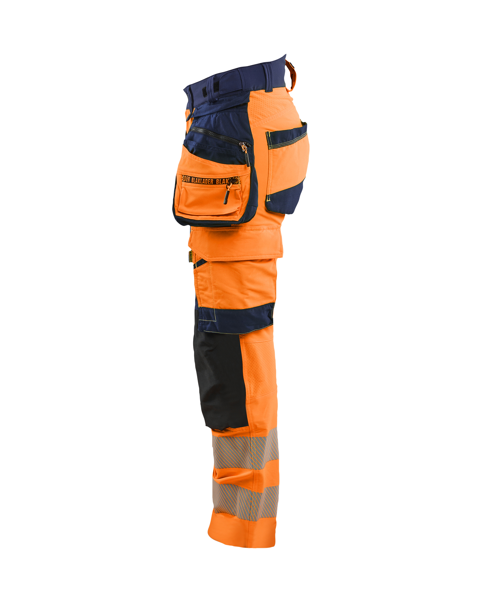Damen High Vis Arbeitshose 4-Wege-Stretch