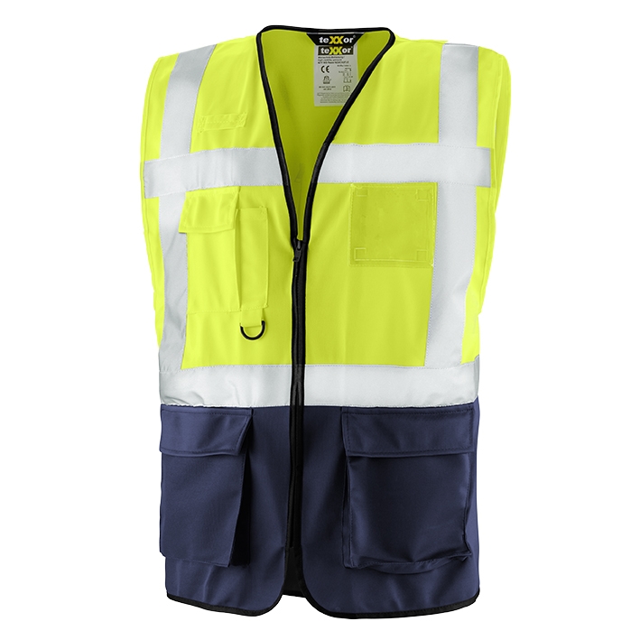 teXXor® Warnschutz-Weste NEWCASTLE leuchtgelb