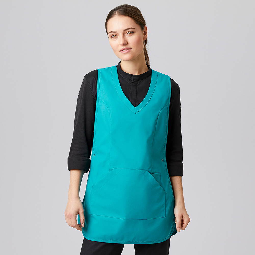 Überwurfschürze, teal