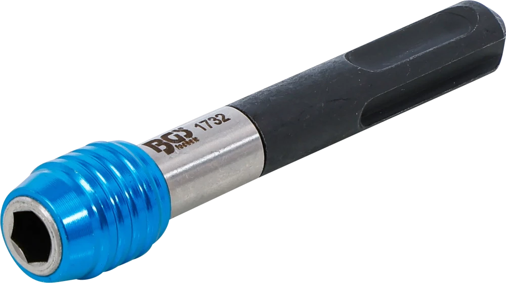 SDS-Bithalter, Abtrieb Innensechskant 6,3 mm (1/4"), 80 mm