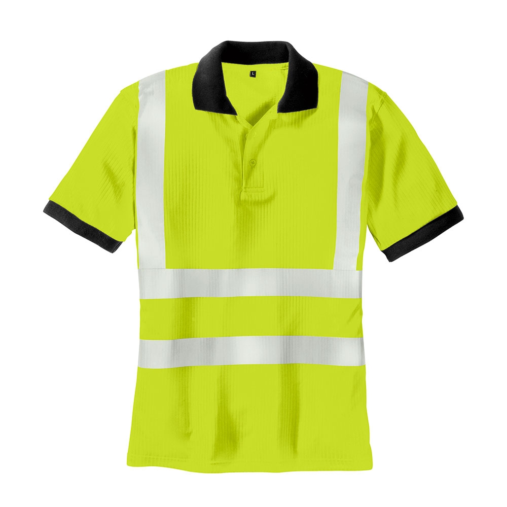 teXXor® Warnschutz Polo-Shirt SYLT leuchtgelb