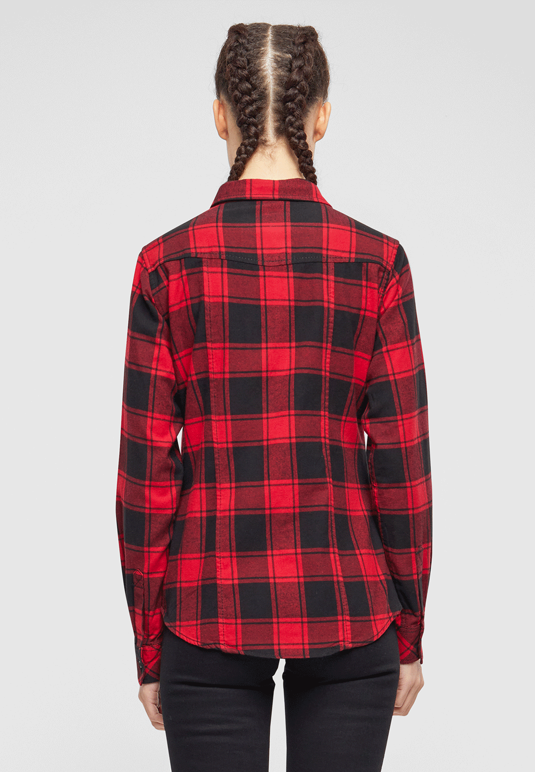 Women Amy Flannel Shirt Long Sleeve