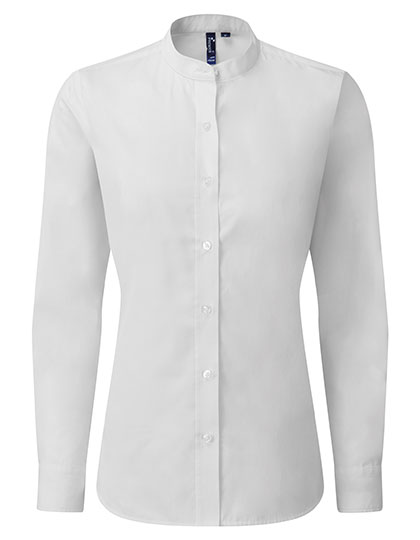 Bluse – Women´s Banded Collar Grandad Shirt
