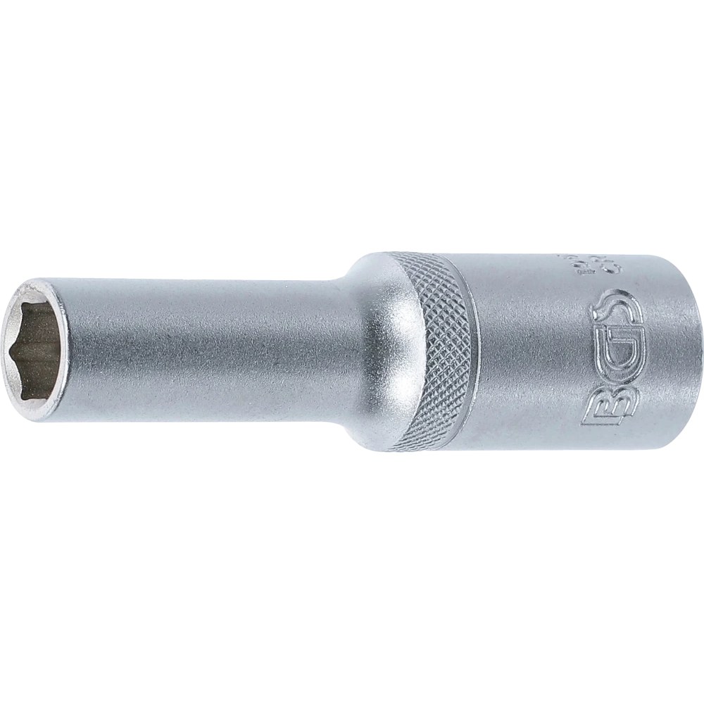 Steckschlüssel-Einsatz Sechskant, tief, Antrieb Innenvierkant 12,5 mm (1/2"), SW 10 mm
