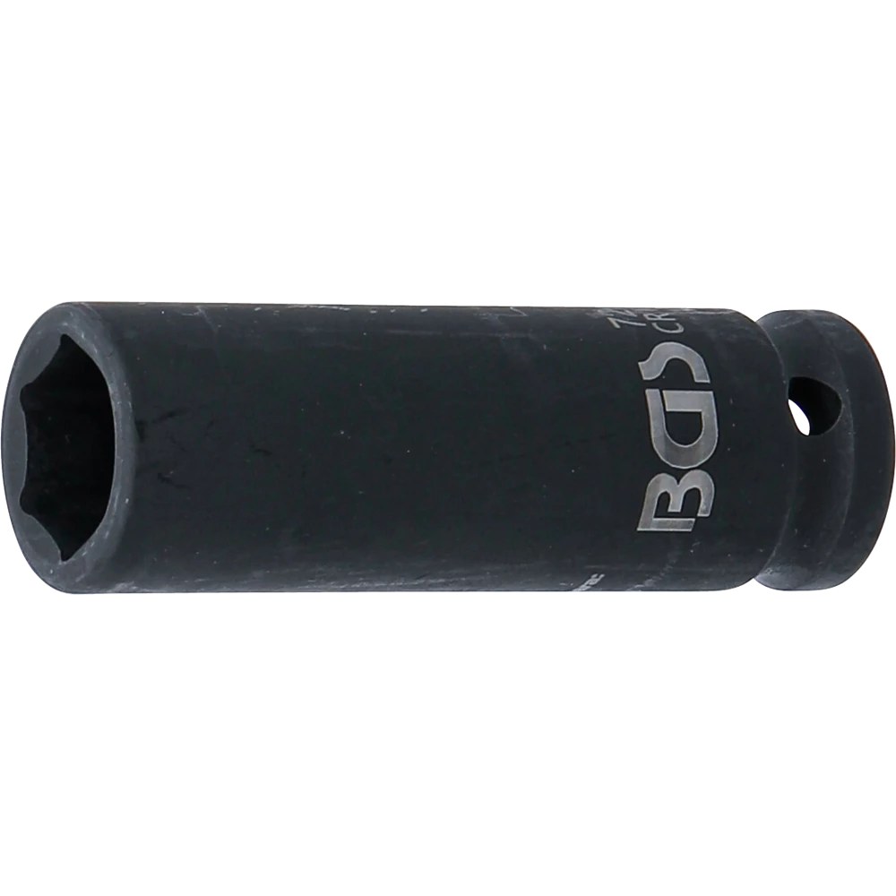 Kraft-Steckschlüssel-Einsatz Sechskant, tief, Antrieb Innenvierkant 12,5 mm (1/2"), SW 17 mm