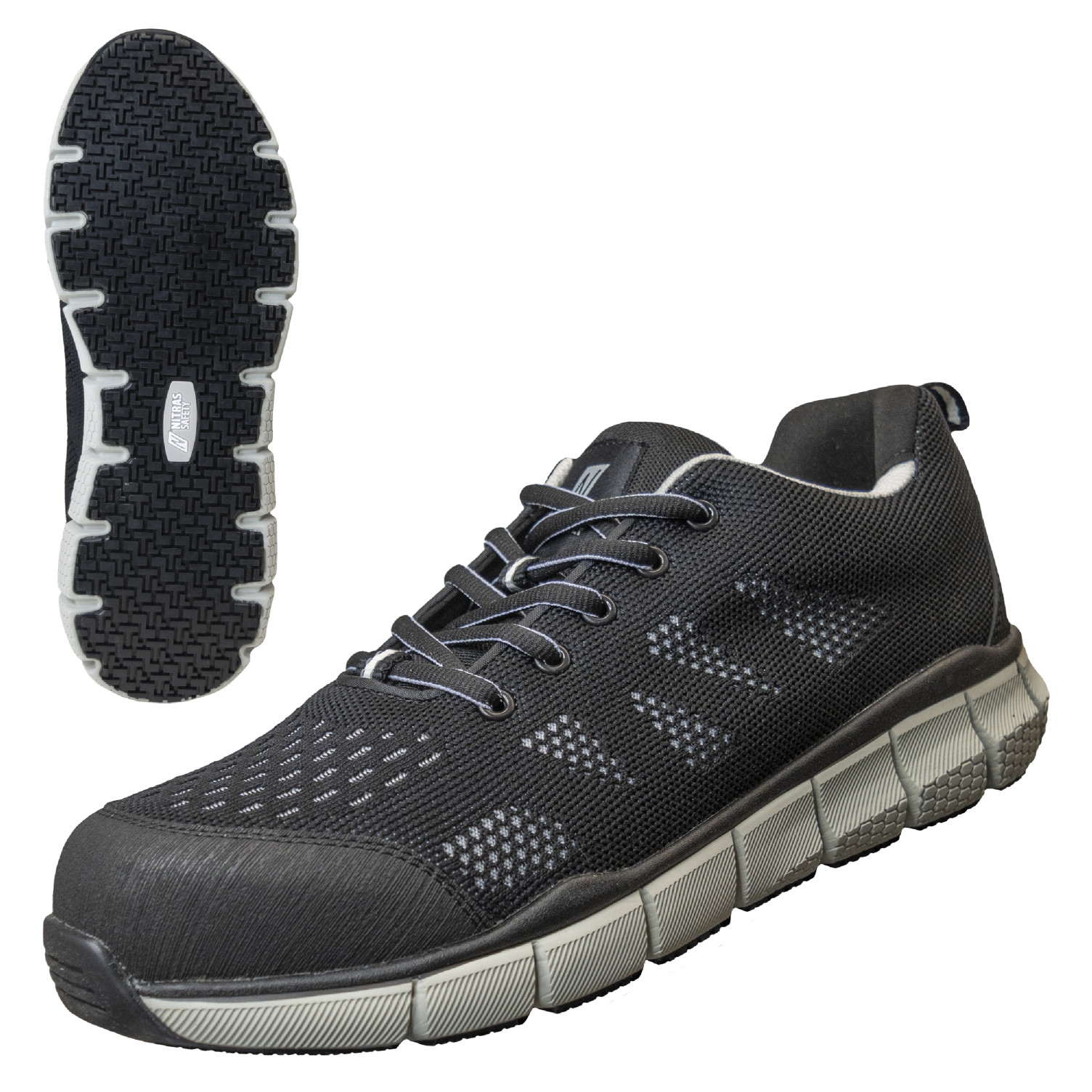 Sicherheitshalbschuhe S1P ESD SONIC STEP schwarz / grau