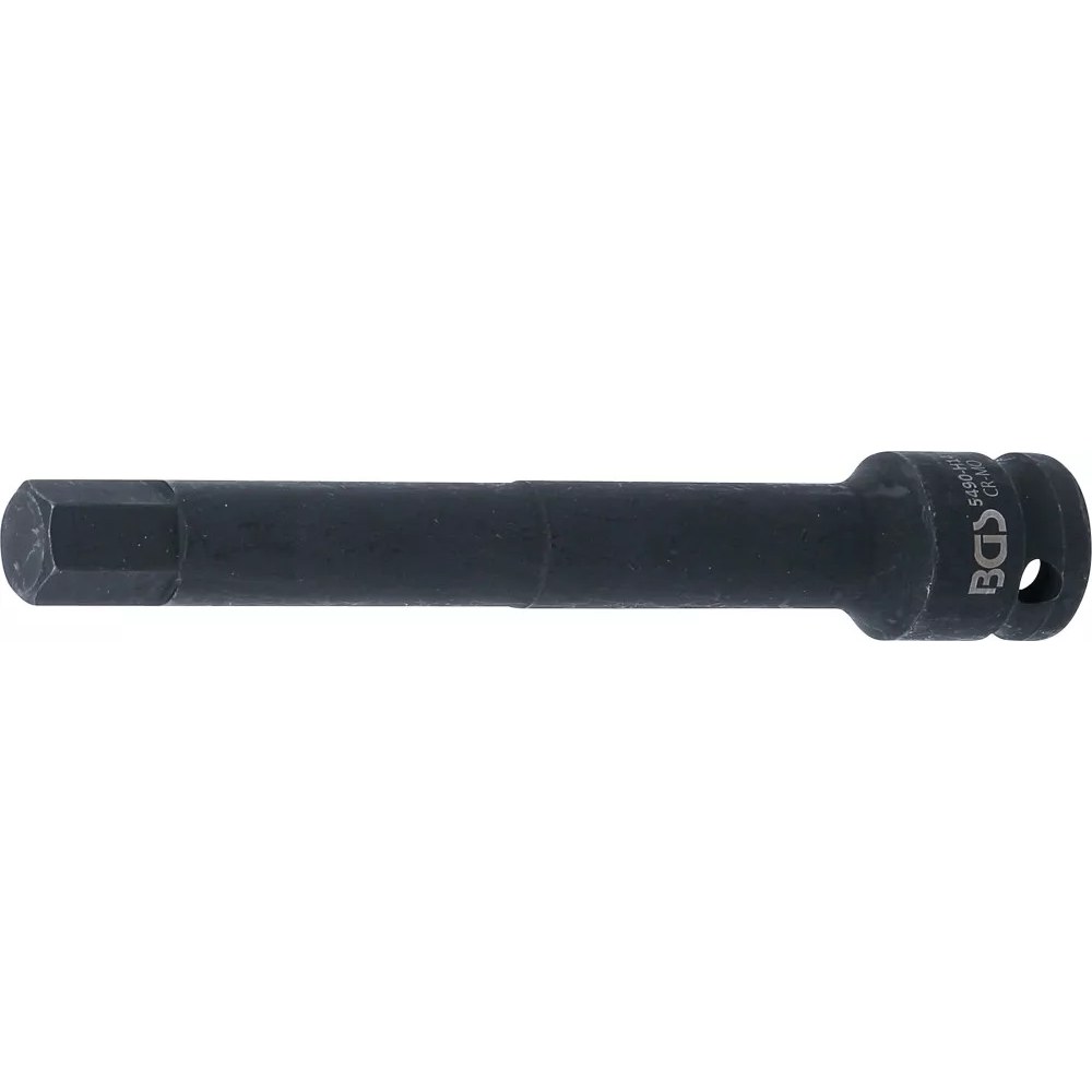 Kraft-Bit-Einsatz, Länge 150 mm, Antrieb Innenvierkant 12,5 mm (1/2"), Innensechskant 14 mm