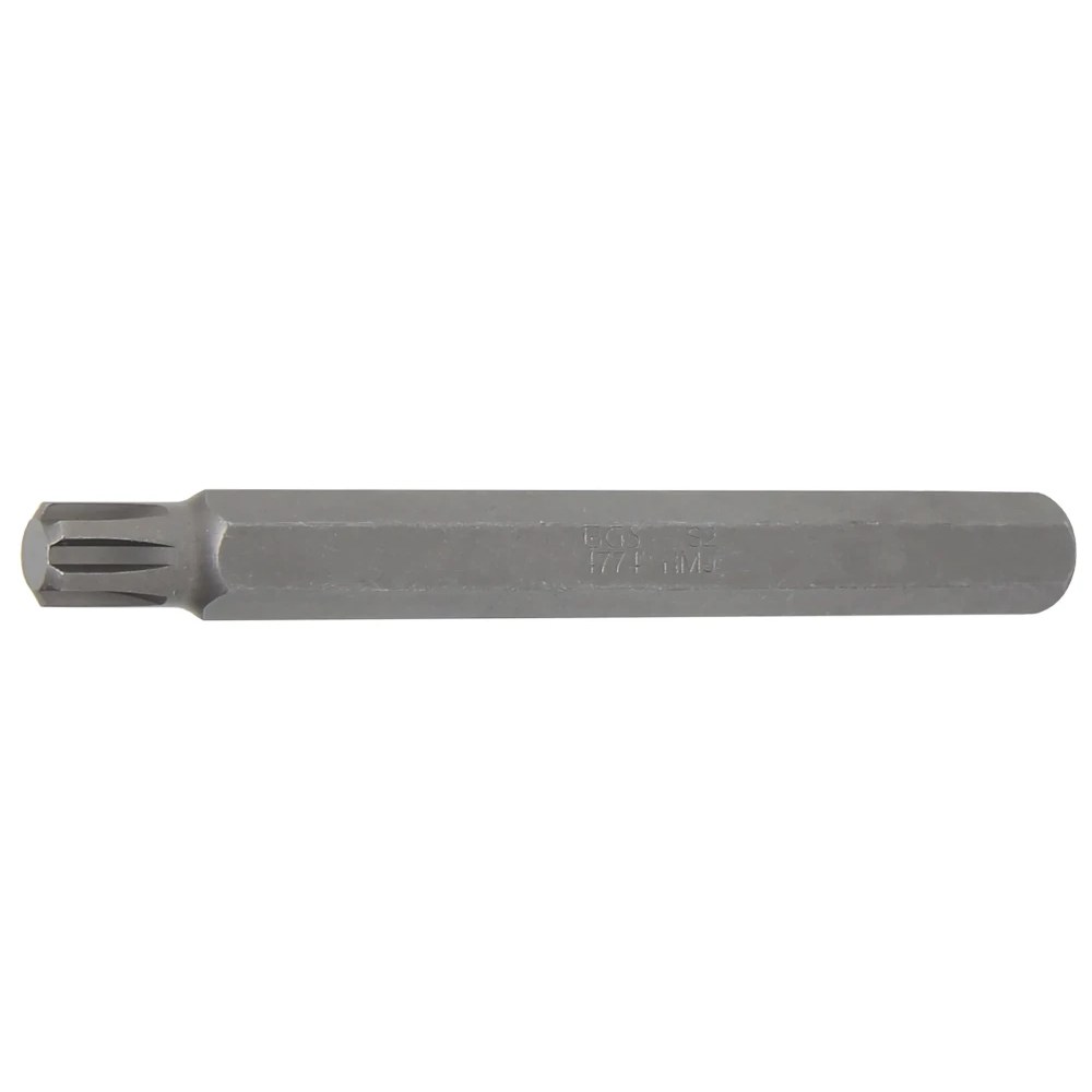 Bit, Länge 100 mm, Antrieb Außensechskant 10 mm (3/8"), Keil-Profil (für RIBE) M9
