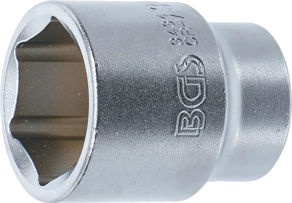 Steckschlüssel-Einsatz Sechskant, Antrieb Innenvierkant 20 mm (3/4"), SW 34 mm