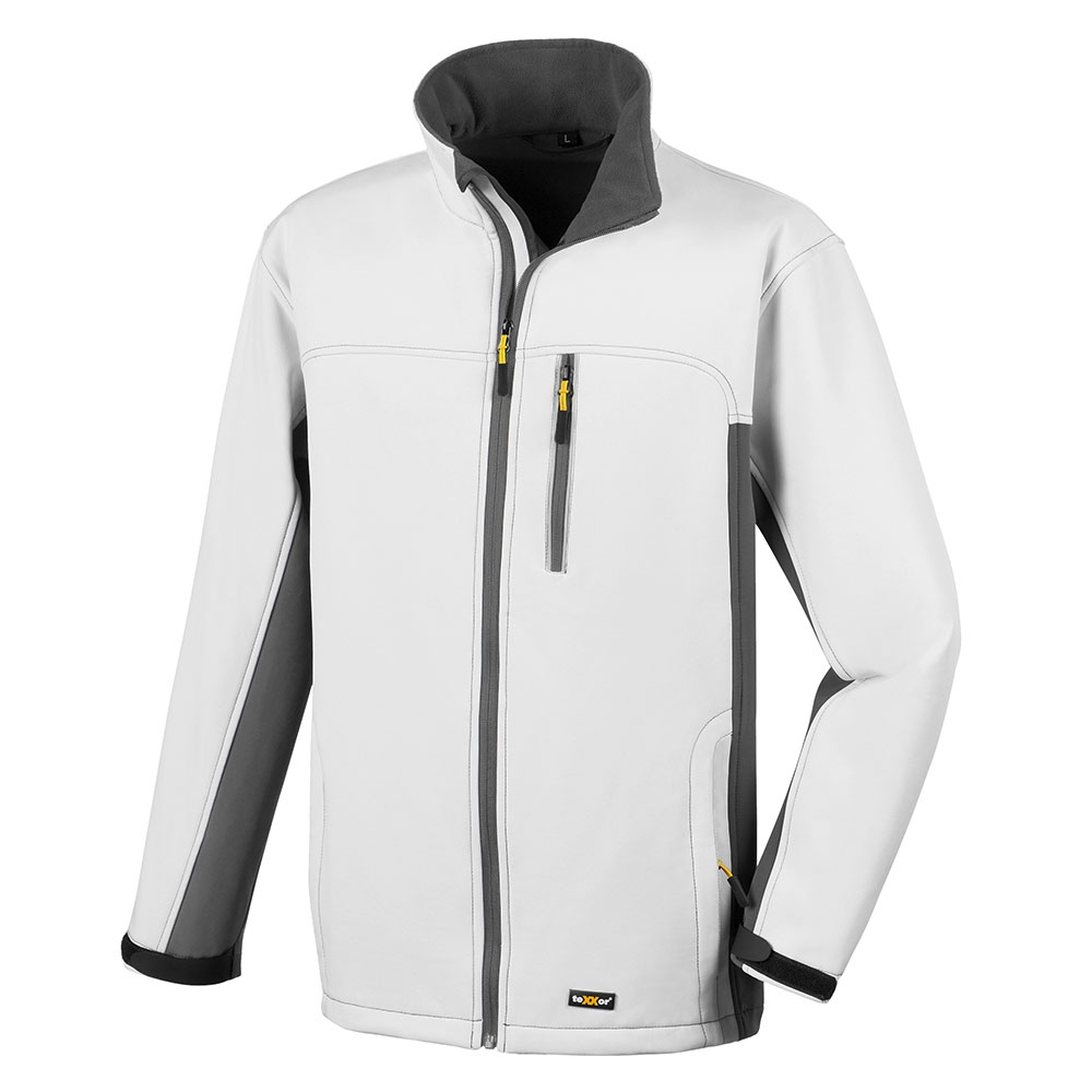 teXXor® Softshell-Jacke SKAGEN weiß/grau