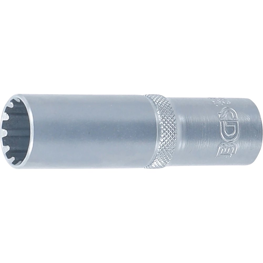 Steckschlüssel-Einsatz Gear Lock, tief, Antrieb Innenvierkant 12,5 mm (1/2"), SW 16 mm