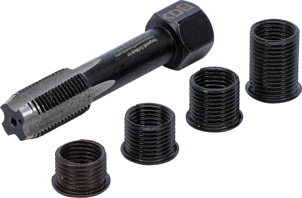 Reparatursatz für Zündkerzengewinde, M12 x 1,25 mm, 5-tlg.