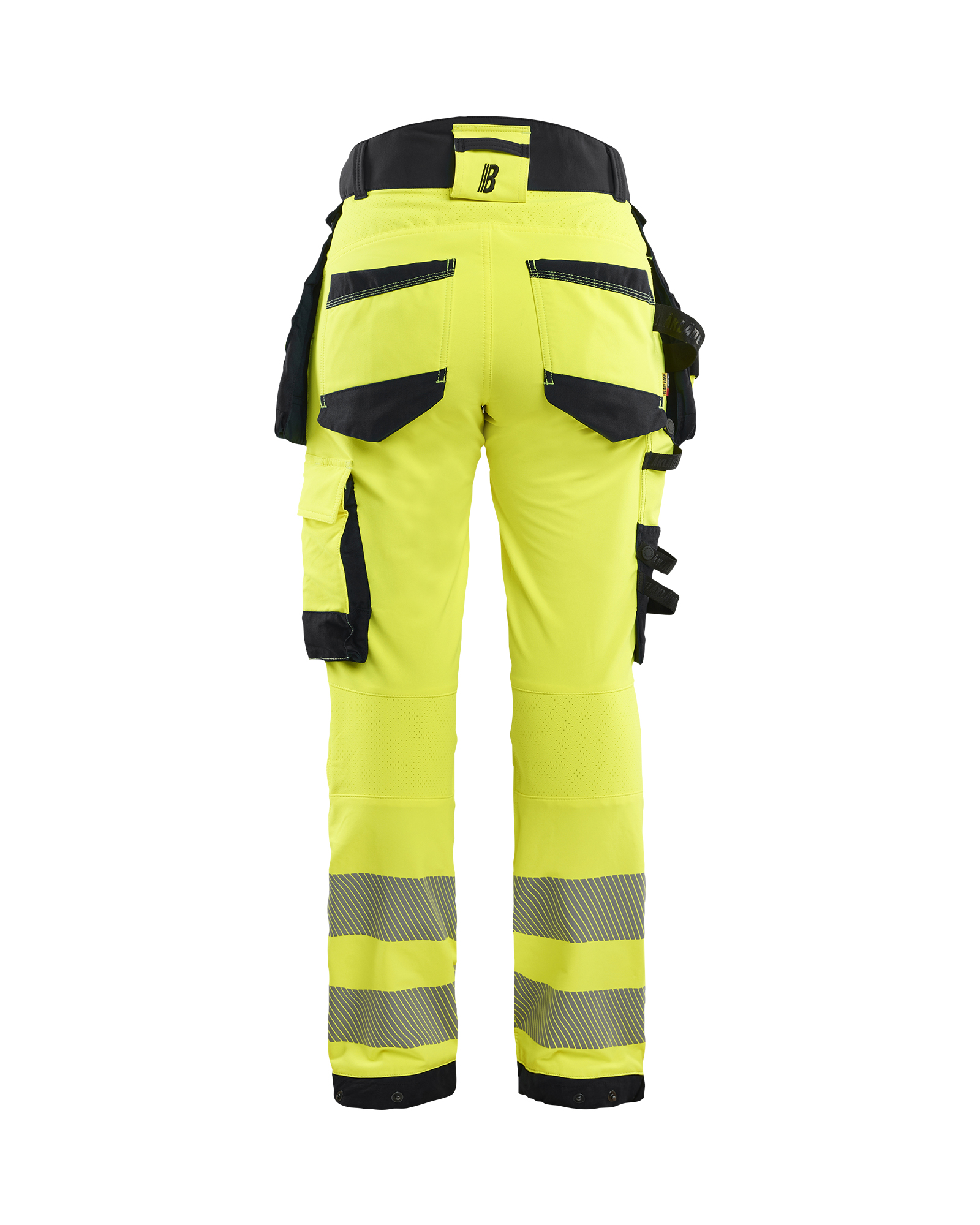 Damen High Vis Arbeitshose 4-Wege-Stretch