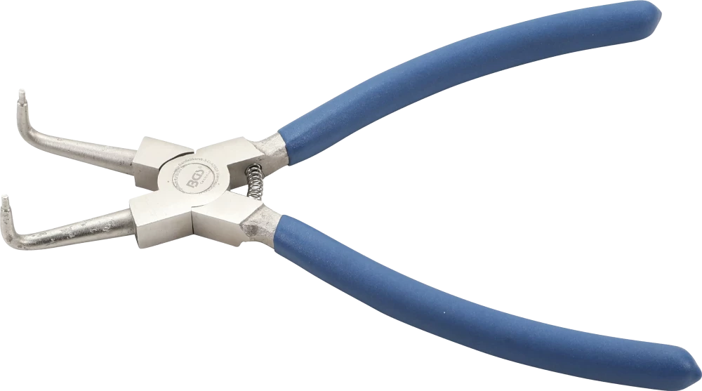 Sprengringzange, abgewinkelt, für Innensprengringe, 225 mm