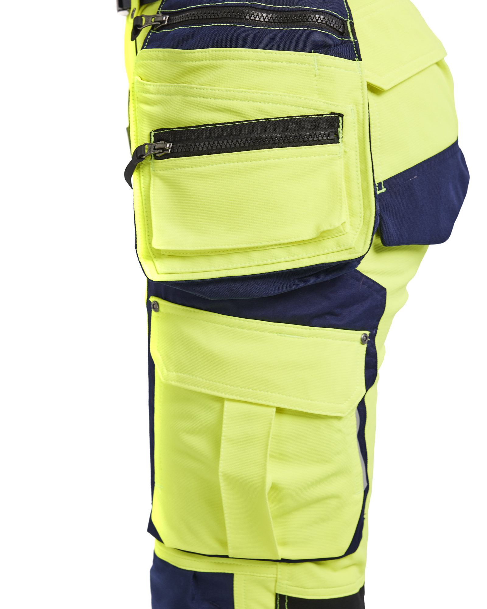 Damen High Vis Arbeitshose 4-Wege-Stretch