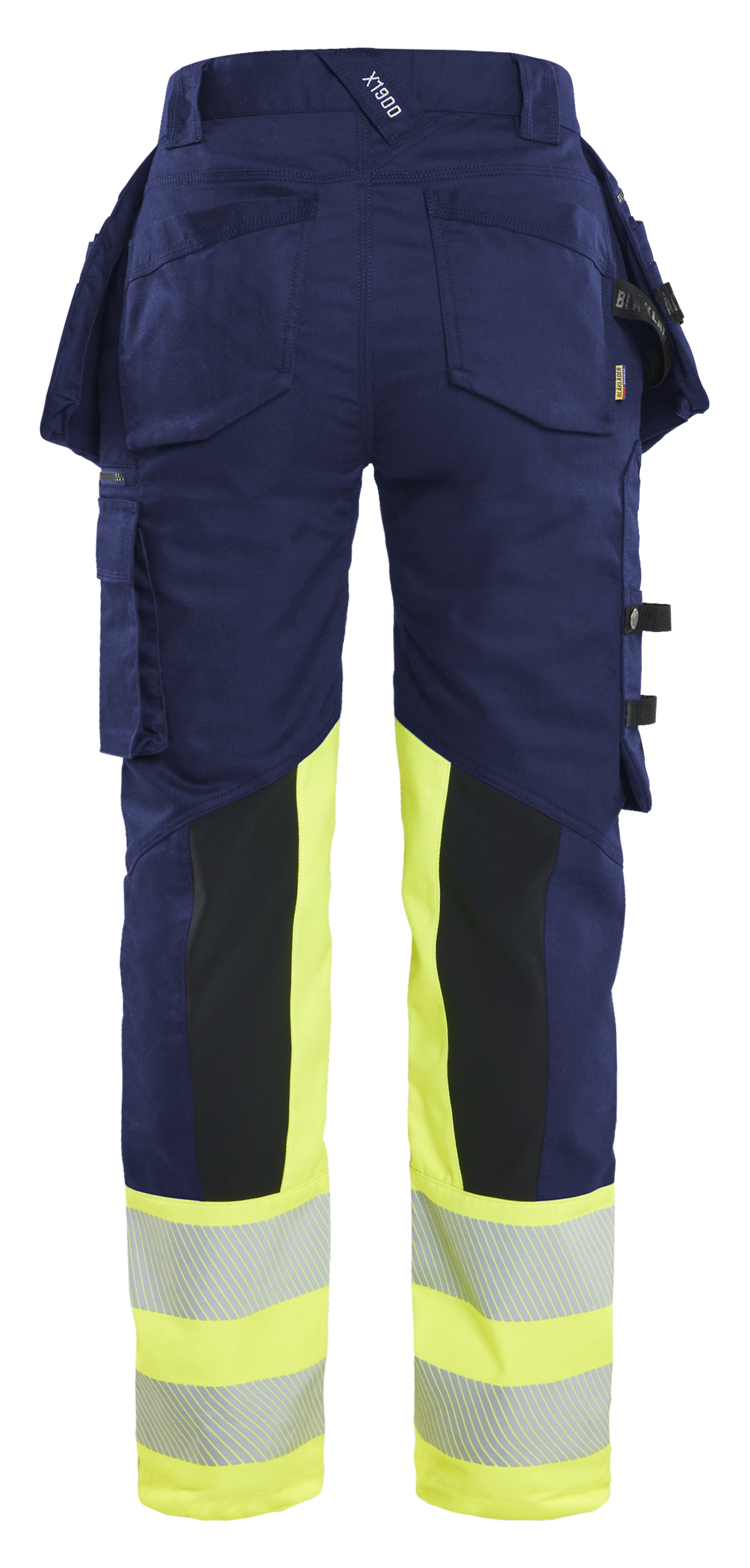 Damen High Vis Arbeitshose Stretch