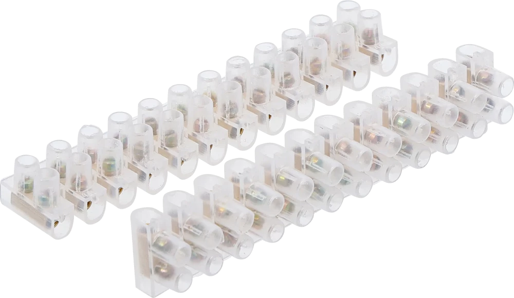 Lüsterklemmen, 2,5 mm², 3 Amp., 2 Stück, 12er Block