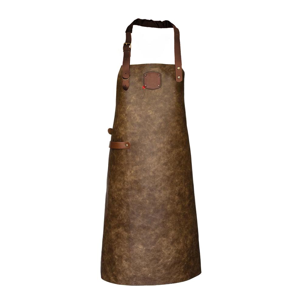 Leder-Latzschürze B 60 x L 82 cm