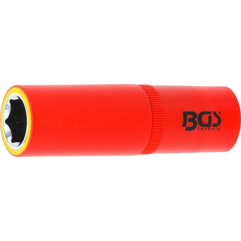 VDE-Steckschlüssel-Einsatz Sechskant, Antrieb Innenvierkant 12,5 mm (1/2"), SW 16 mm