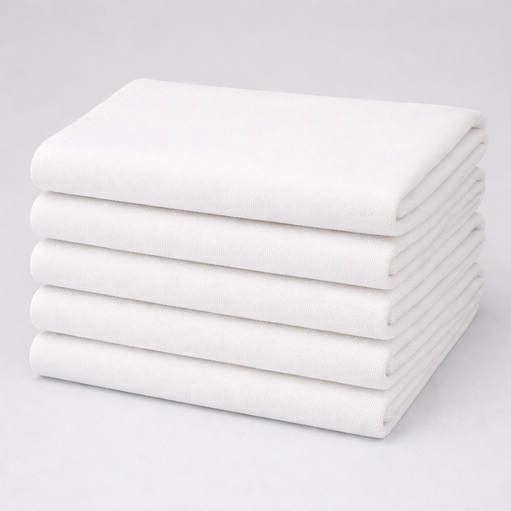 Geschirrtuch, 50 x 100 cm, weiß, 5er Pack