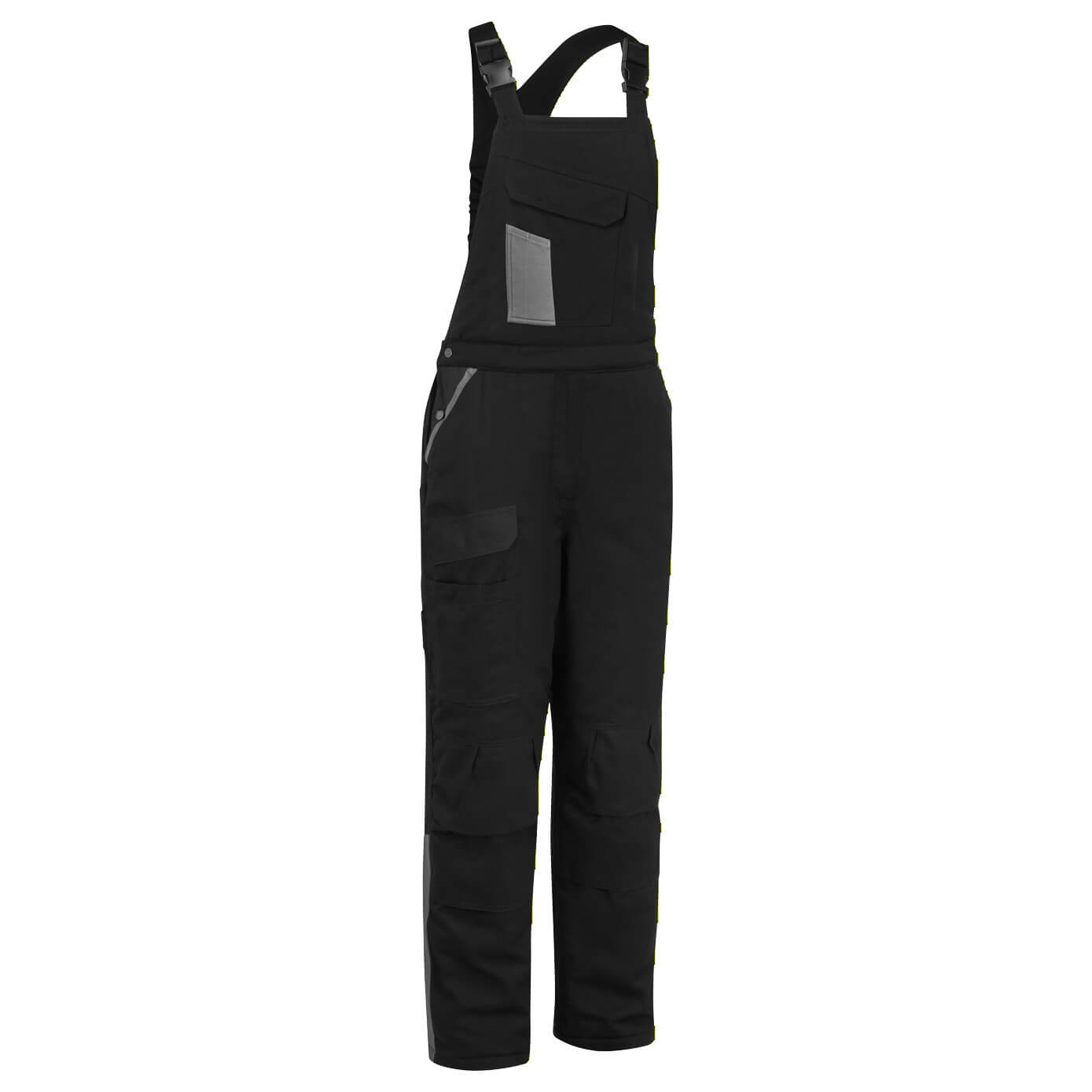 WX1 Zweifarbige Baumwoll - Latzhose
