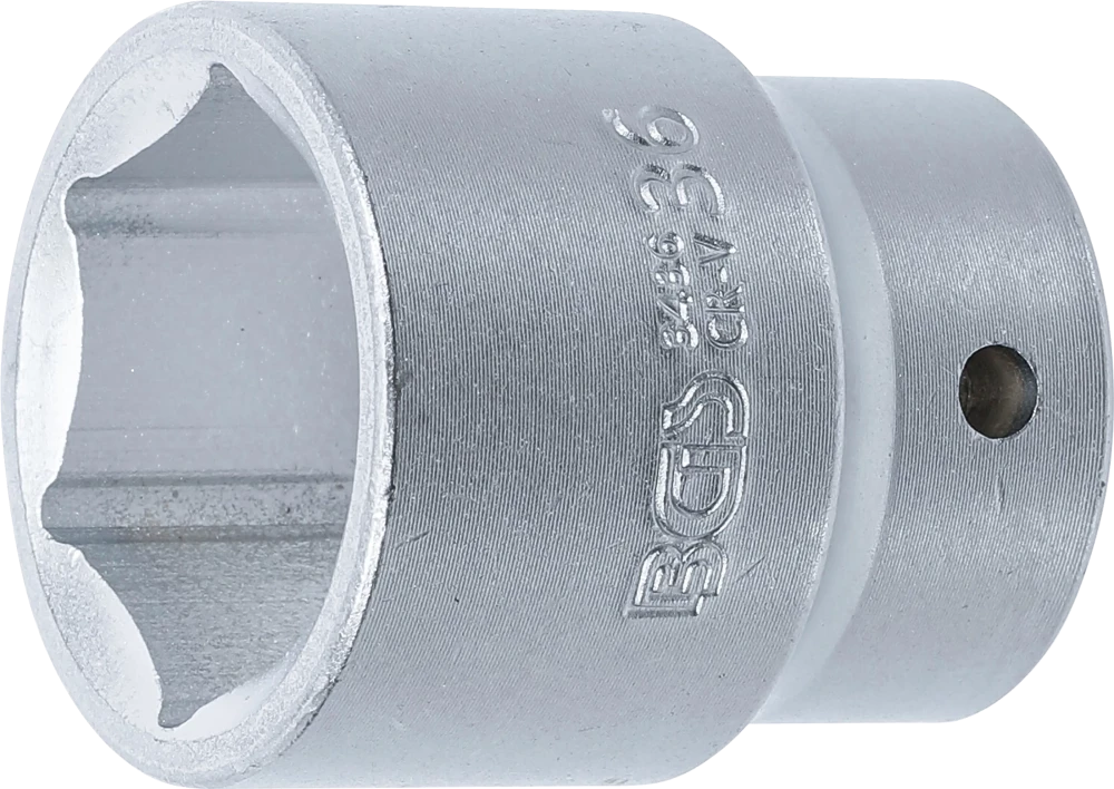 Steckschlüssel-Einsatz Sechskant, Antrieb Innenvierkant 20 mm (3/4"), SW 36 mm