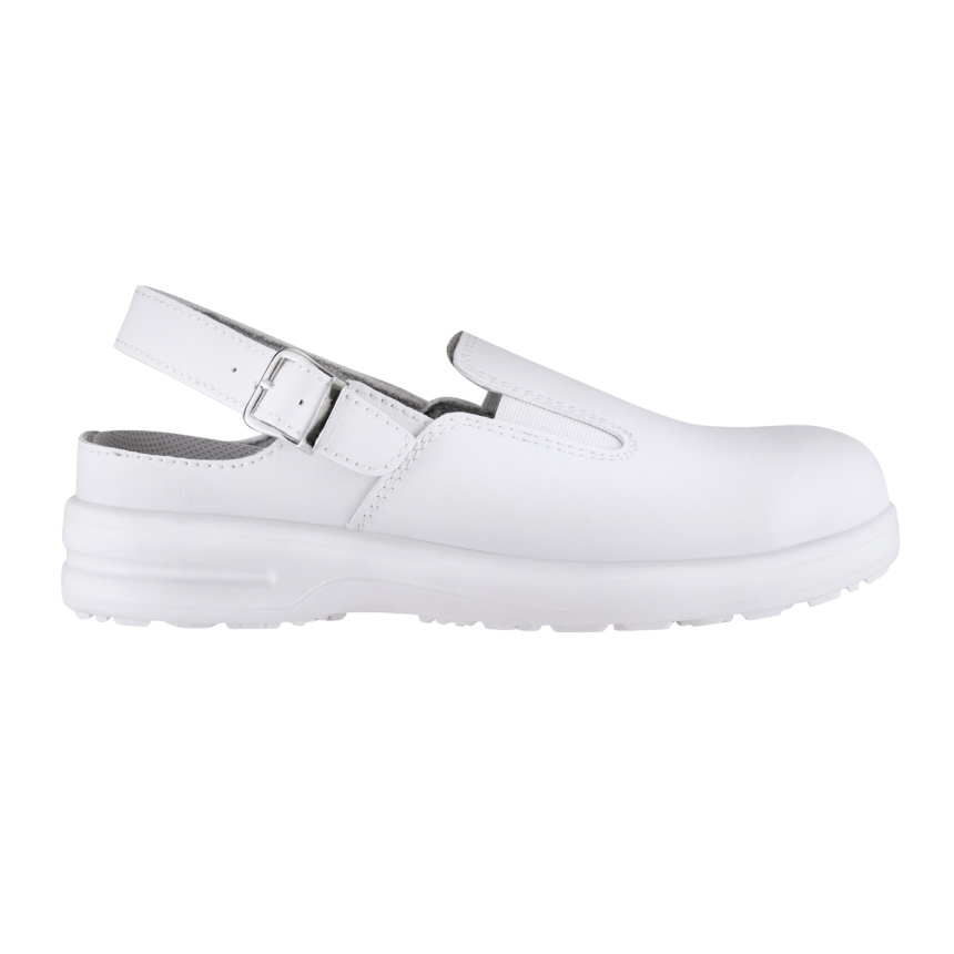 teXXor® SB-Sicherheitsclogs BORDEAUX weiß