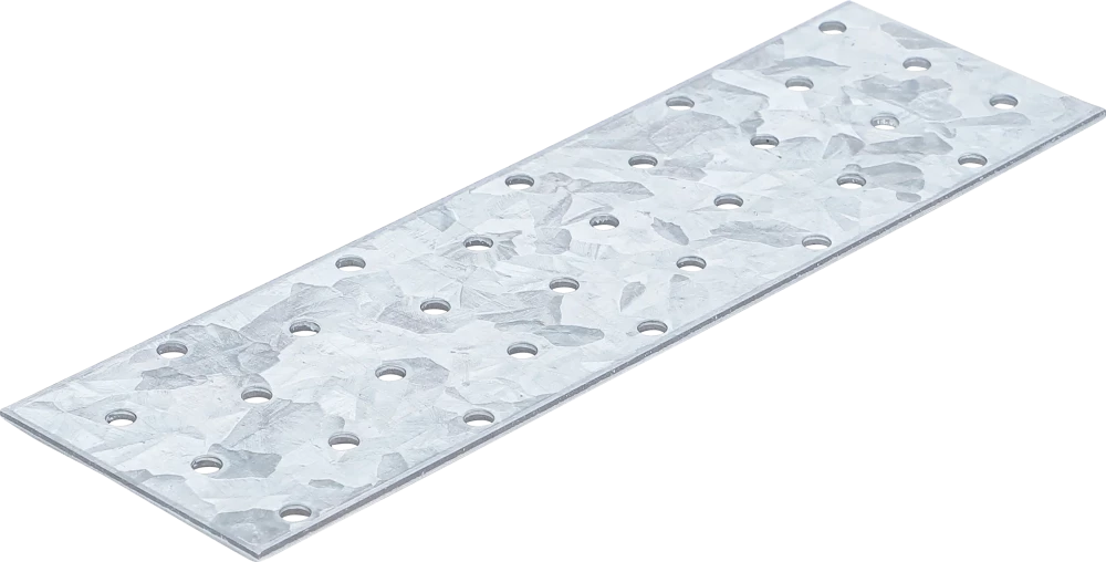 Stahl-Lochplatte, 200 x 60 x 2 mm