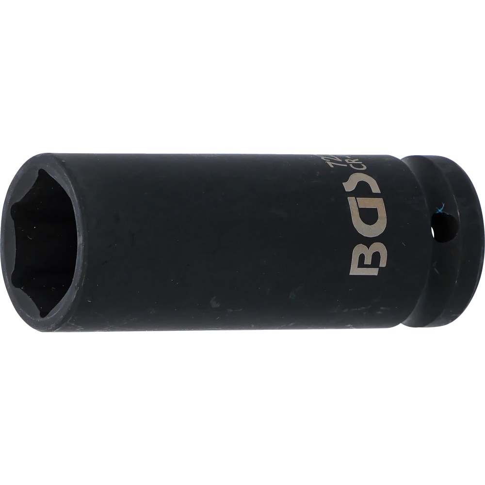 Kraft-Steckschlüssel-Einsatz Sechskant, tief, Antrieb Innenvierkant 12,5 mm (1/2"), SW 21 mm