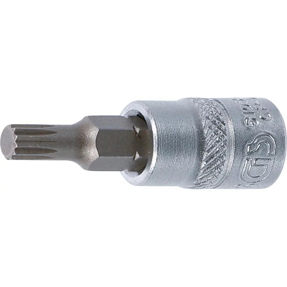 Bit-Einsatz, Antrieb Innenvierkant 6,3 mm (1/4"), Innenvielzahn (für XZN) M5