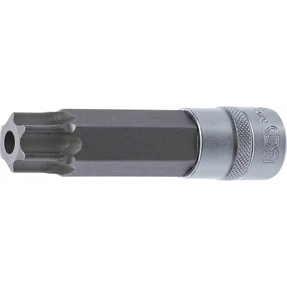 Bit-Einsatz, Länge 110 mm, Antrieb Innenvierkant 12,5 mm (1/2"), T-Profil (für Torx) mit Bohrung T100