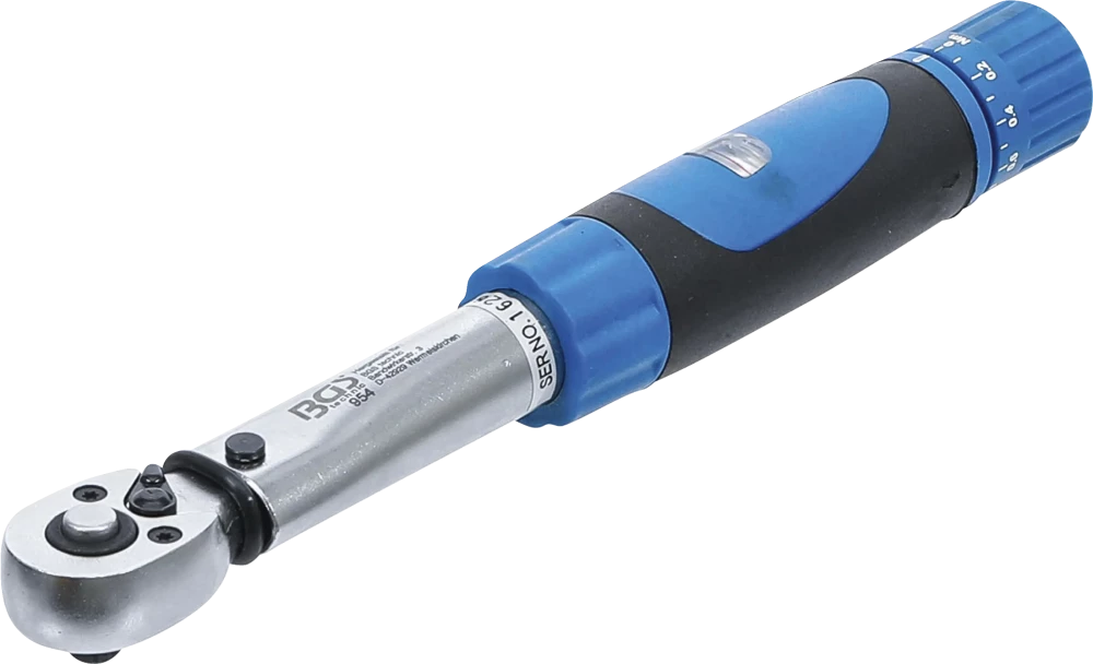 Drehmomentschlüssel, Abtrieb Außenvierkant 6,3 mm (1/4"), 1 - 6 Nm