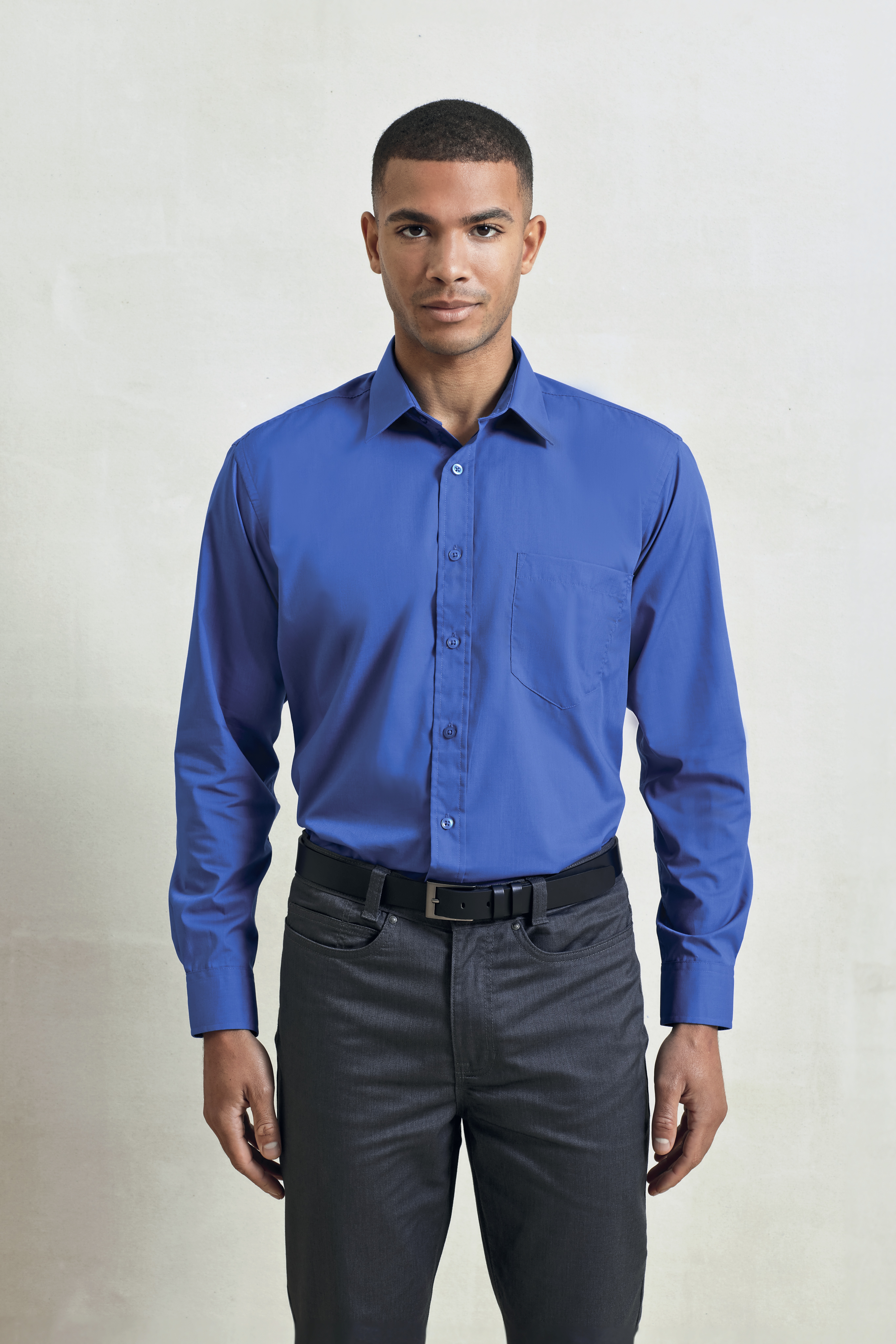 Hemd – Men´s Poplin Long Sleeve Shirt