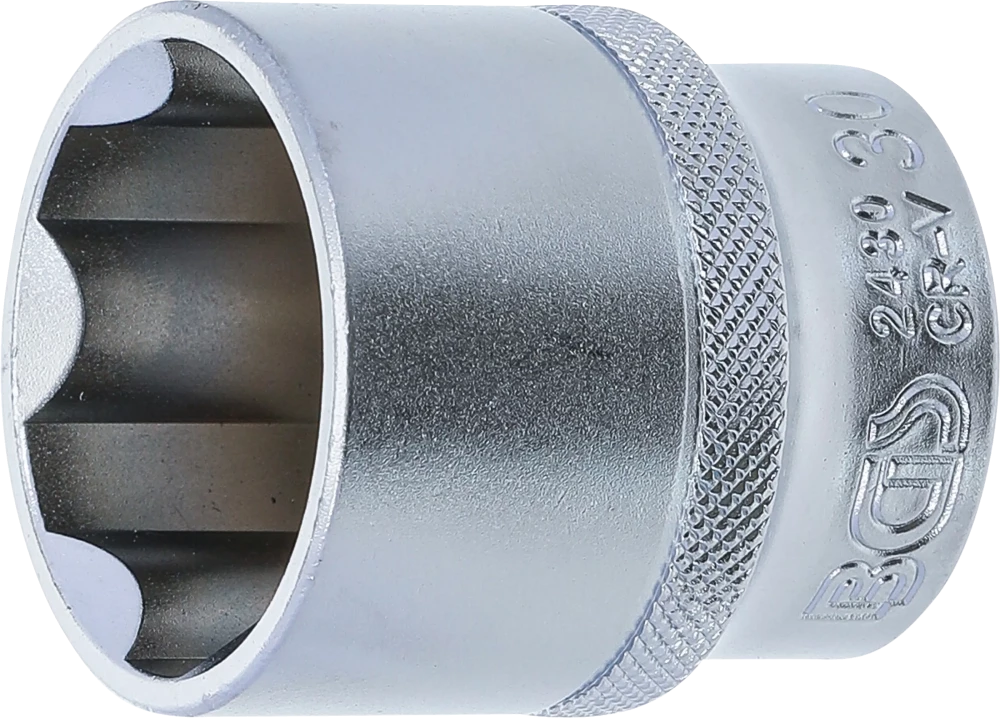 Steckschlüssel-Einsatz Super Lock, Antrieb Innenvierkant 12,5 mm (1/2"), SW 30 mm