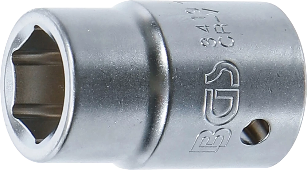 Steckschlüssel-Einsatz Sechskant, Antrieb Innenvierkant 20 mm (3/4"), SW 19 mm