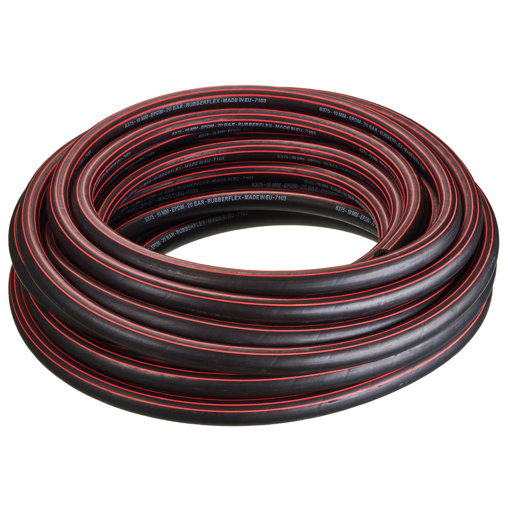 Epdm-Schlauch 40 Meter Meter 3/4"- 19,0 x 4,0 mm