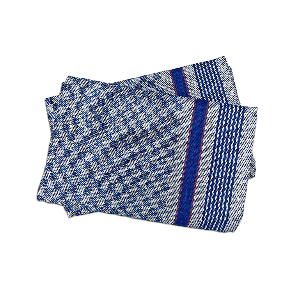 Grubentuch 45 x 90 cm, blau-grau, 10er Pack